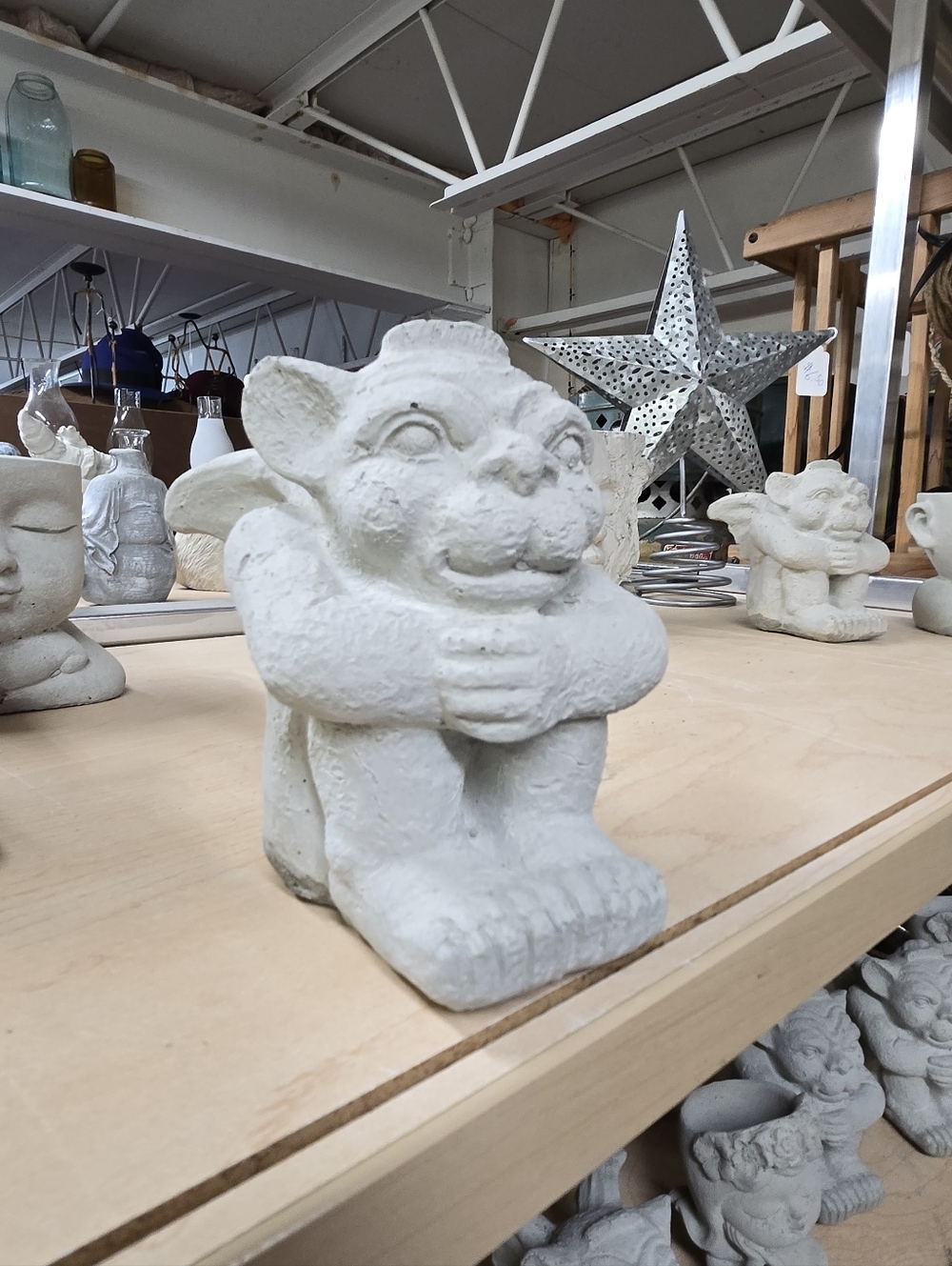Concrete Gargoyle Sculpture Home Accent